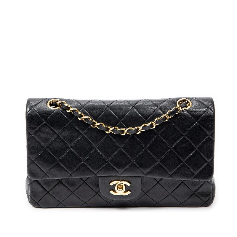 CHANEL bags for luxurious styling -Chanel Medium Classic Lambskin Double Flap (SHG-lRIbs9)