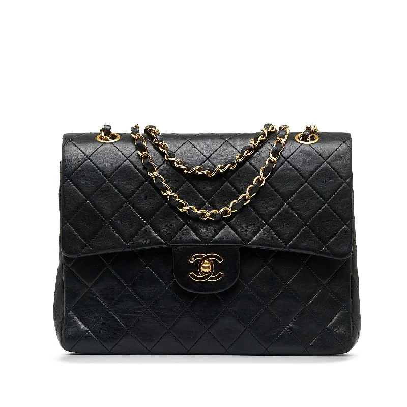 CHANEL luxury bags with classic quilted patterns -Chanel Medium Tall Classic Lambskin Double Flap (SHG-noIwy5)