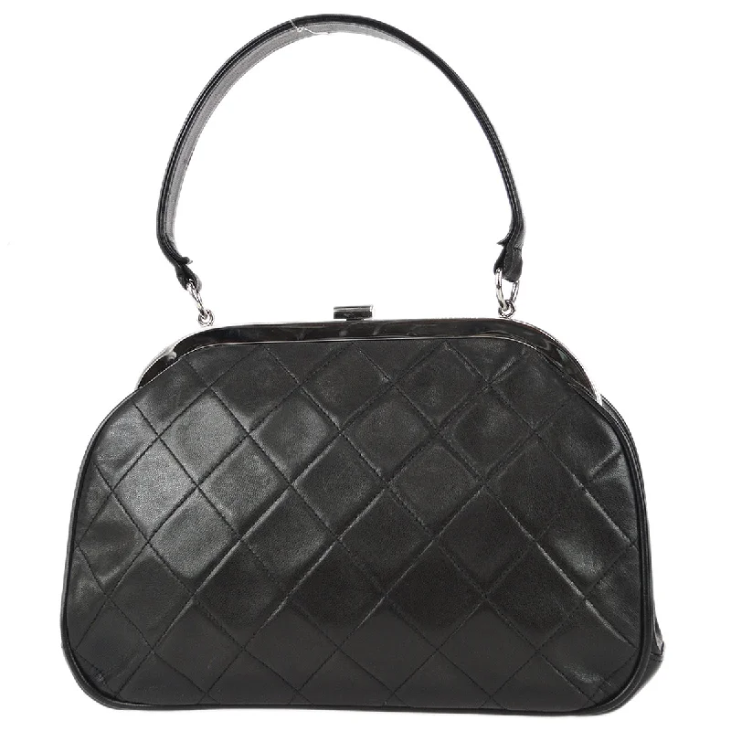 CHANEL luxury bags with classic quilted patterns -Chanel Handbag Black Lambskin