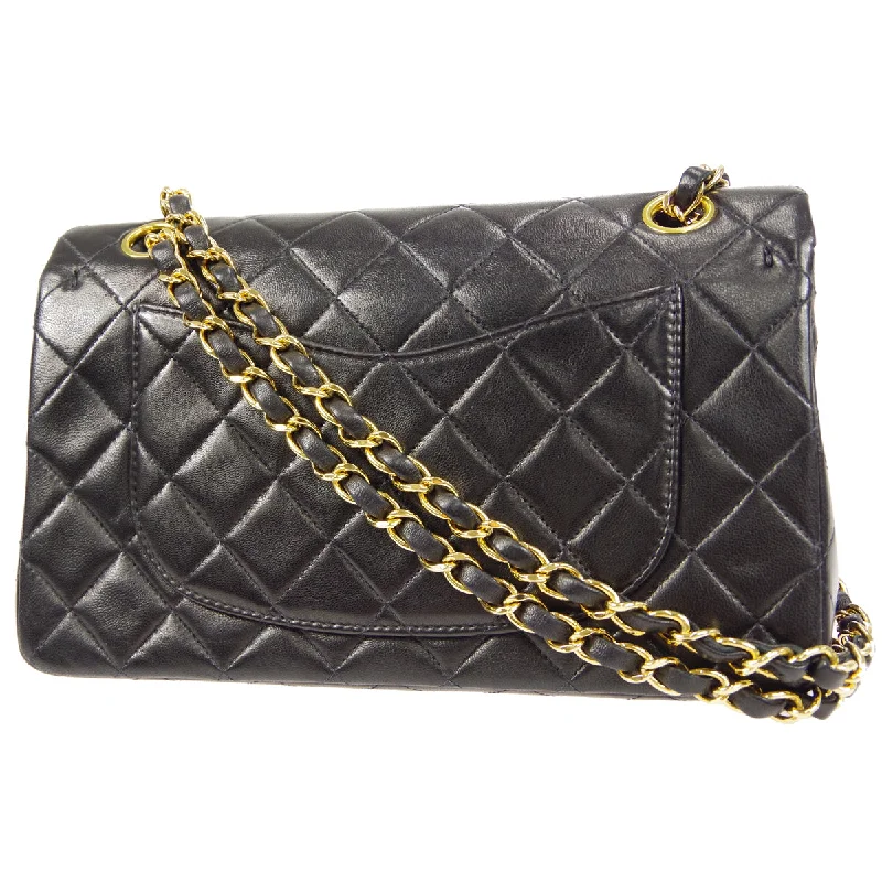 CHANEL bags for exclusive occasions -CHANEL 1997-1999 Classic Double Flap Small Black Lambskin