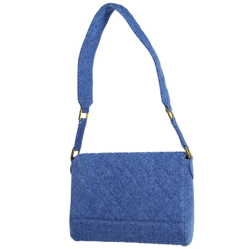 CHANEL luxury bags for fashion-forward women -Chanel * Straight Flap Shoulder Bag Blue Denim