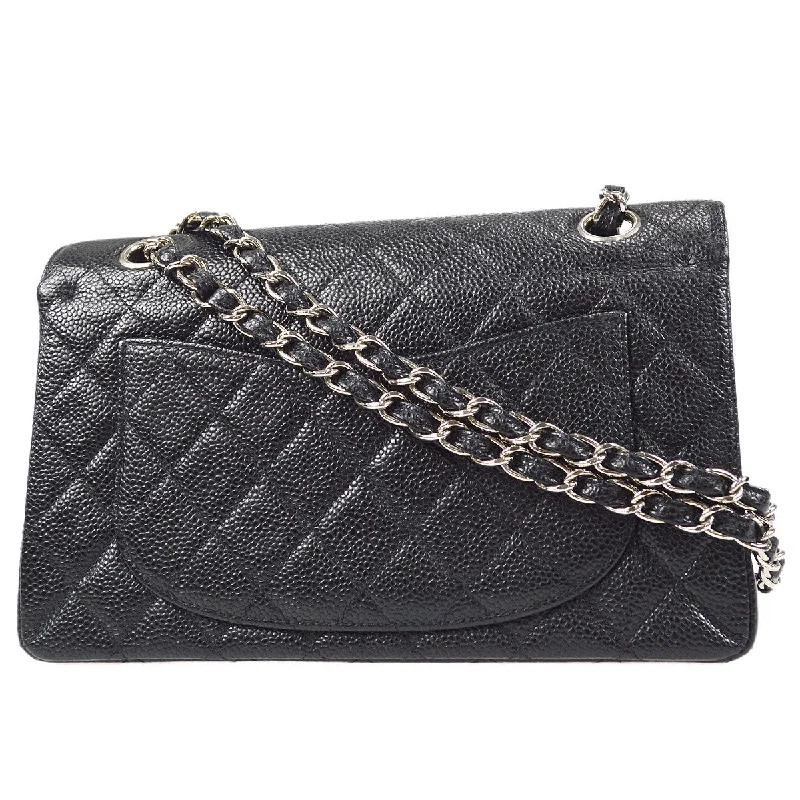 CHANEL bags with classic designs -CHANEL 1997-1999 Classic Double Flap Small Black Caviar