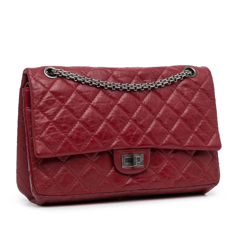 CHANEL luxury bags with signature charm -Chanel 2.55 Reissue 227 Double Flap Bag (jSXJAl)