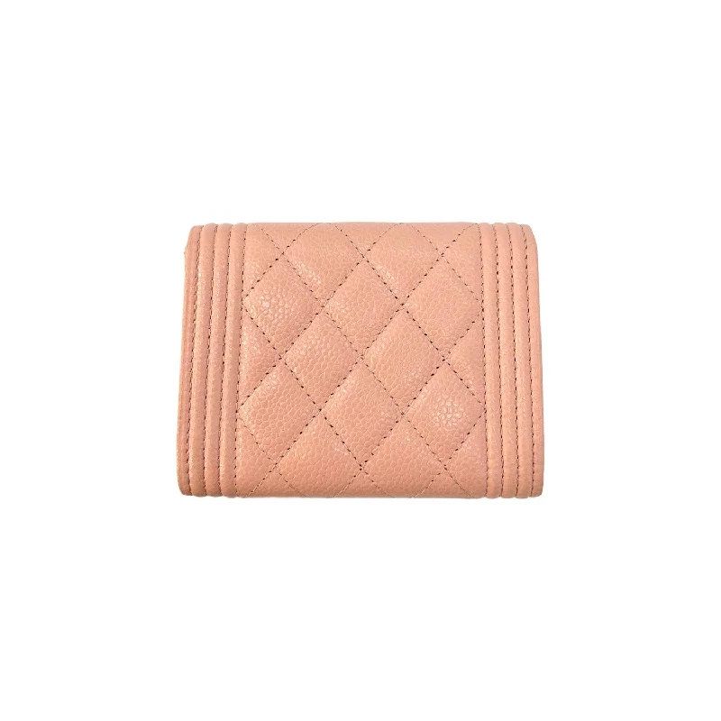 CHANEL bags with high-end appeal -Chanel bag Boy Trifold Flap Compact Wallet