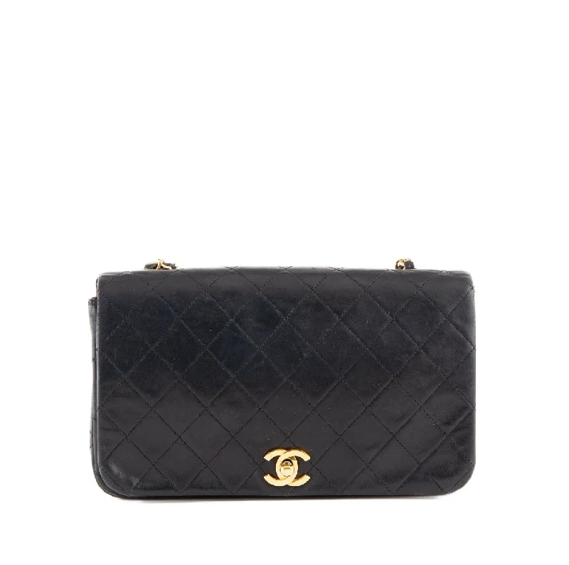 CHANEL luxury handbags with luxe materials -Black Logo Chain Shoulder Bag