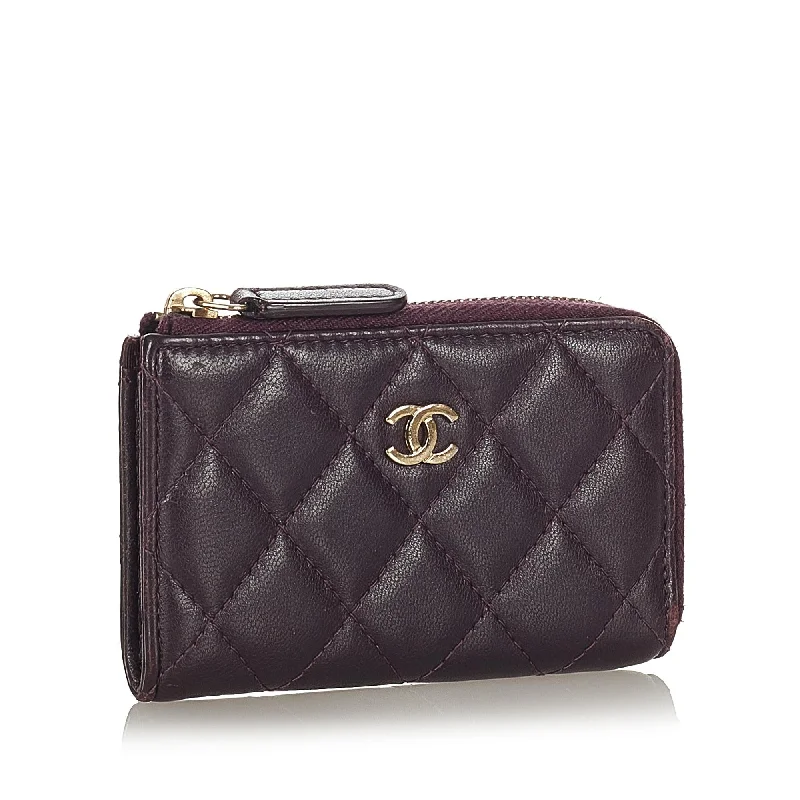 CHANEL handbags for upscale buyers -Chanel CC Caviar Leather Coin Pouch (23409)