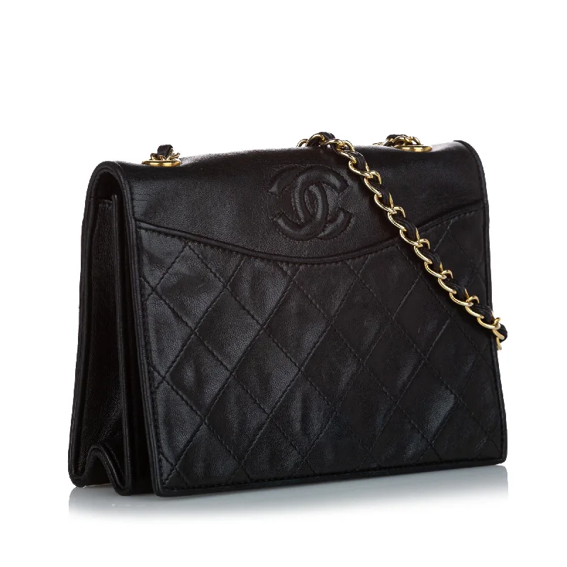 CHANEL designer bags with chic finishes -Chanel CC Timeless Lambskin Leather Shoulder Bag (27963)