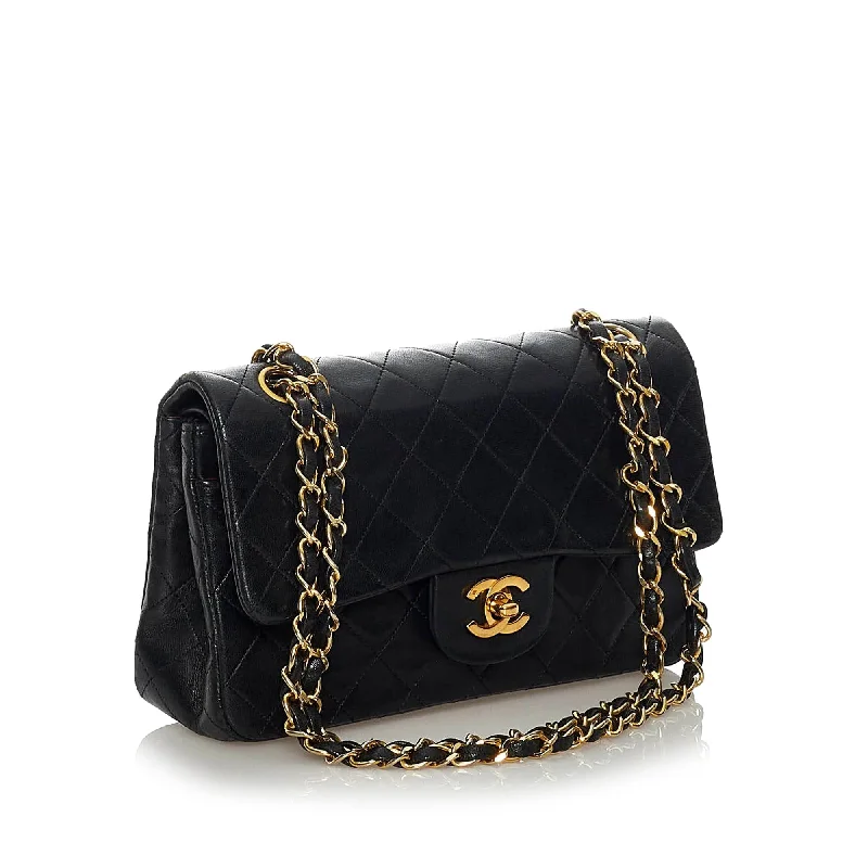 CHANEL luxury handbags for iconic style -Chanel Classic Lambskin Leather Double Flap Bag (28713)