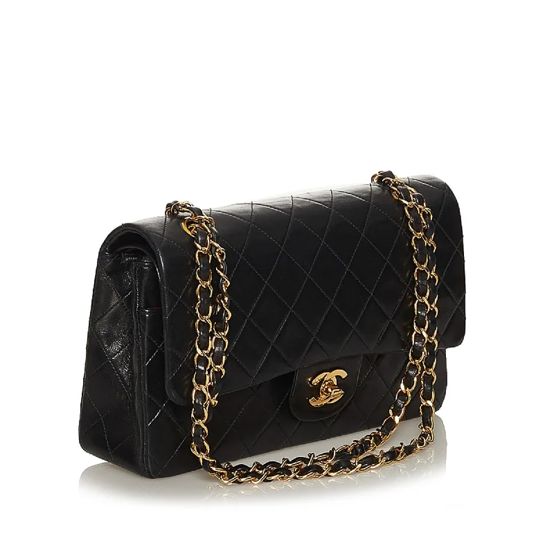 CHANEL bags with chic, polished finishes -Chanel Classic Lambskin Leather Double Flap Bag (28730)