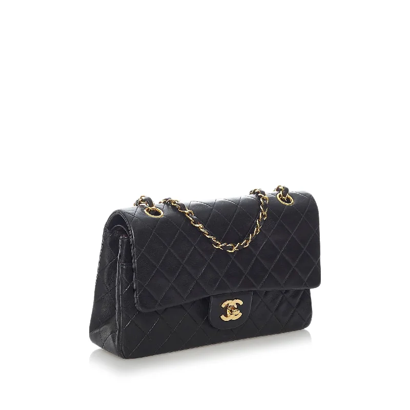 CHANEL designer handbags for sale -Chanel Classic Medium Lambskin Double Flap Bag (30669)