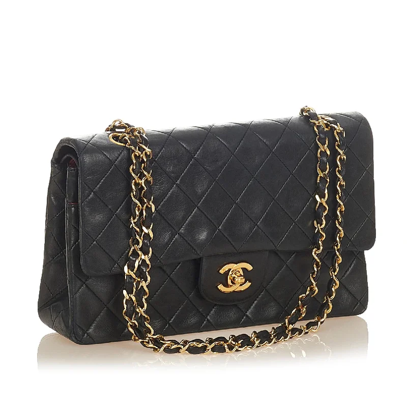 CHANEL bags for high-end collectors -Chanel Classic Medium Lambskin Leather Double Flap Bag (28016)