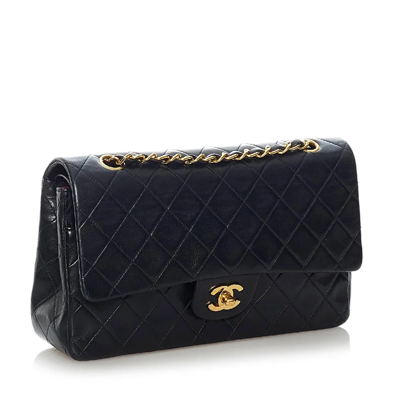 CHANEL leather bags for exclusive buyers -Chanel Classic Medium Lambskin Leather Double Flap Bag (35165)