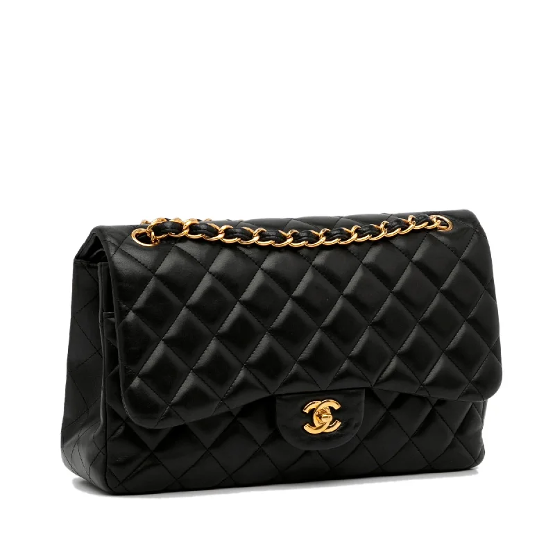 CHANEL handbags with intricate design -Chanel Jumbo Classic Lambskin Double Flap (ztAqmL)