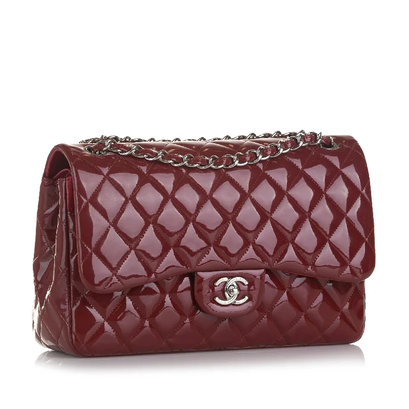 CHANEL bags for statement looks -Chanel Jumbo Classic  Patent Double Flap (37070)