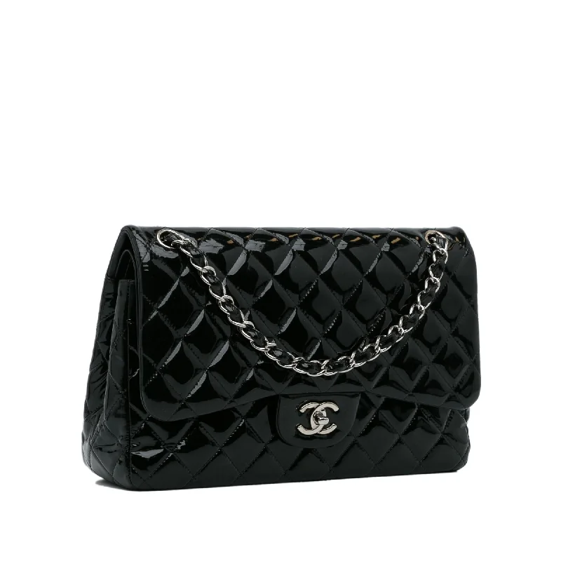 CHANEL bags for statement fashion -Chanel Jumbo Classic Patent Double Flap (wi4FA2)