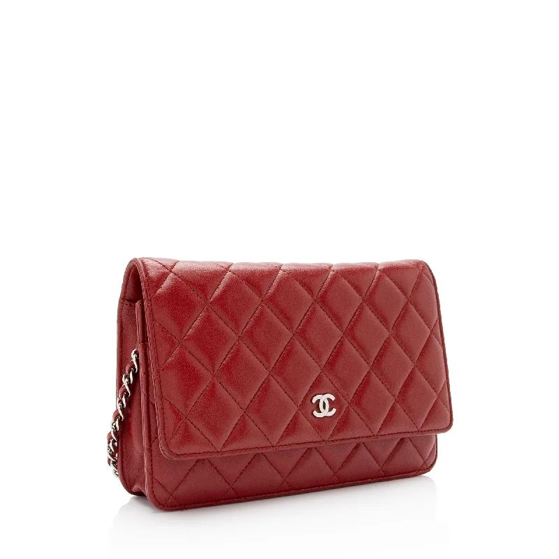 CHANEL bags with modern styles -Chanel Lambskin Classic Wallet on Chain Bag (dAO7ph)