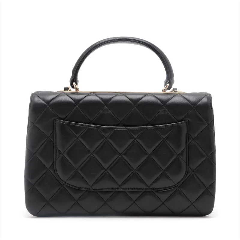 CHANEL bags for high-end occasions -Chanel Matrasse  2WAY Handbag Top Handle Flap Black G  29th