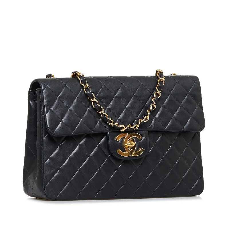 CHANEL bags for sophisticated occasions -Chanel Maxi Classic Lambskin Double Flap (qfalWR)