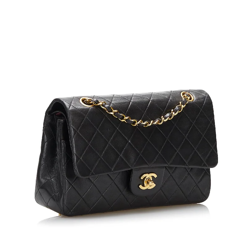 CHANEL handbags for luxury wardrobes -Chanel Medium Classic Lambskin Double Flap (37884)