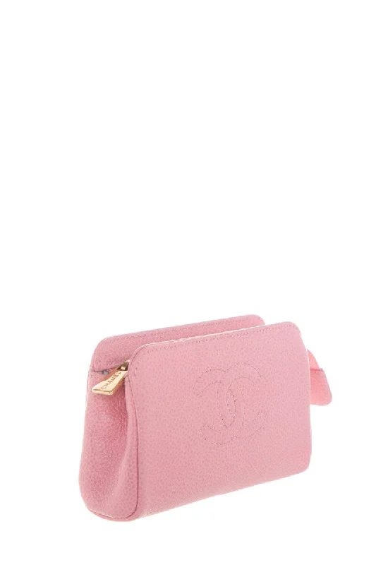 CHANEL bags for iconic collectors -Chanel Pink Caviar CC Wallet