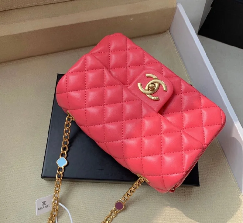 CHANEL bags for timeless elegance -Chanel Pink summer ladies Handbag