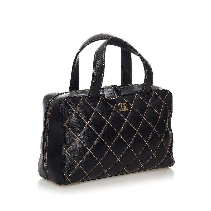 CHANEL bags with timeless design features -Chanel Wild Stitch Leather Handbag (34790)