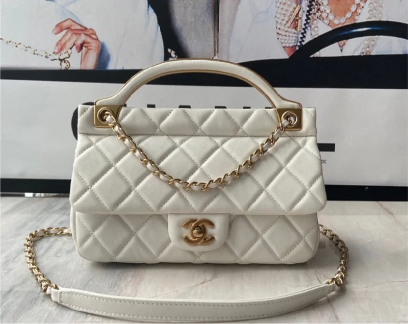 CHANEL luxury bags with signature charm -Chanel woman handbag