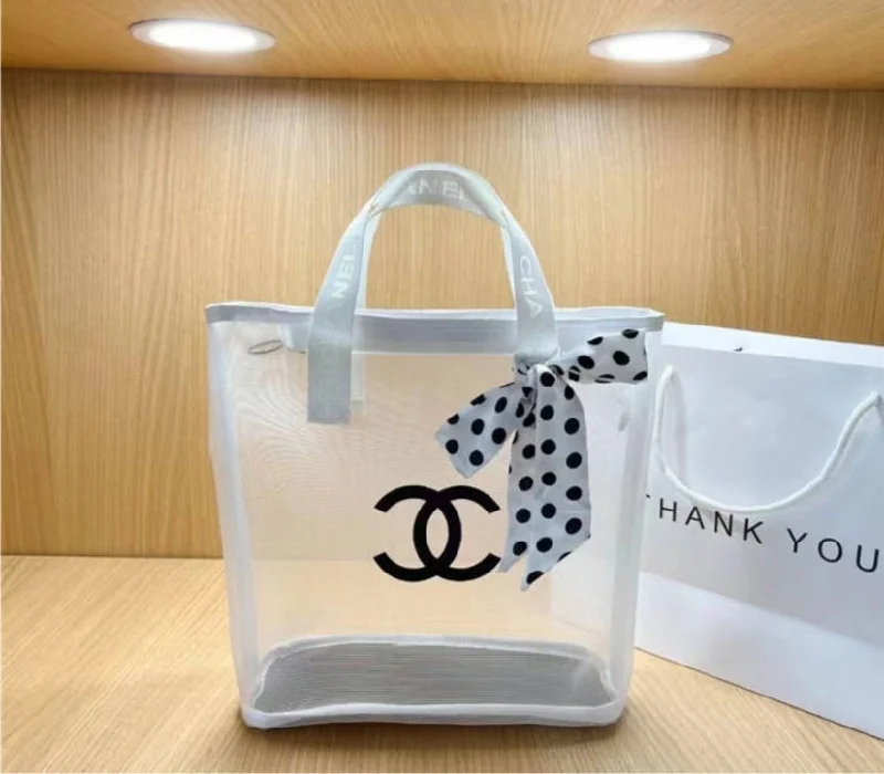 CHANEL handbags with signature logo detailing -Transparent Chanel woman handbag