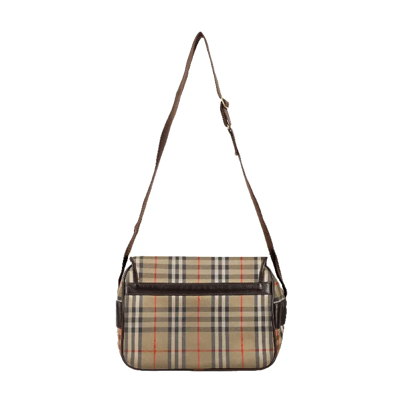 Burberry handbags with elegant designs -BURBERRY Burberry Logo Messenger Bag