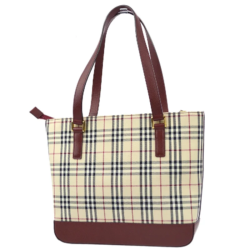 Burberry bags for casual chic style -BURBERRY Check Tote Handbag KK30816