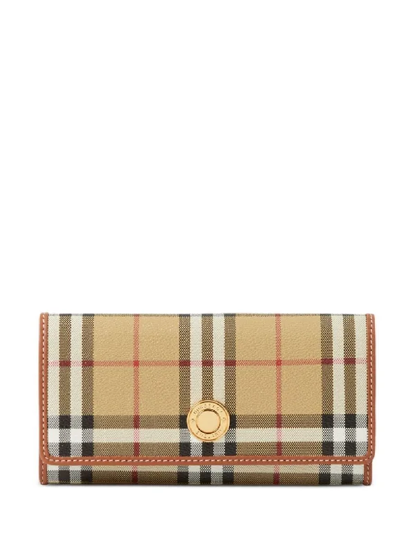 Burberry handbags with leather straps -BURBERRY Classic Brown Mini Leather Wallet