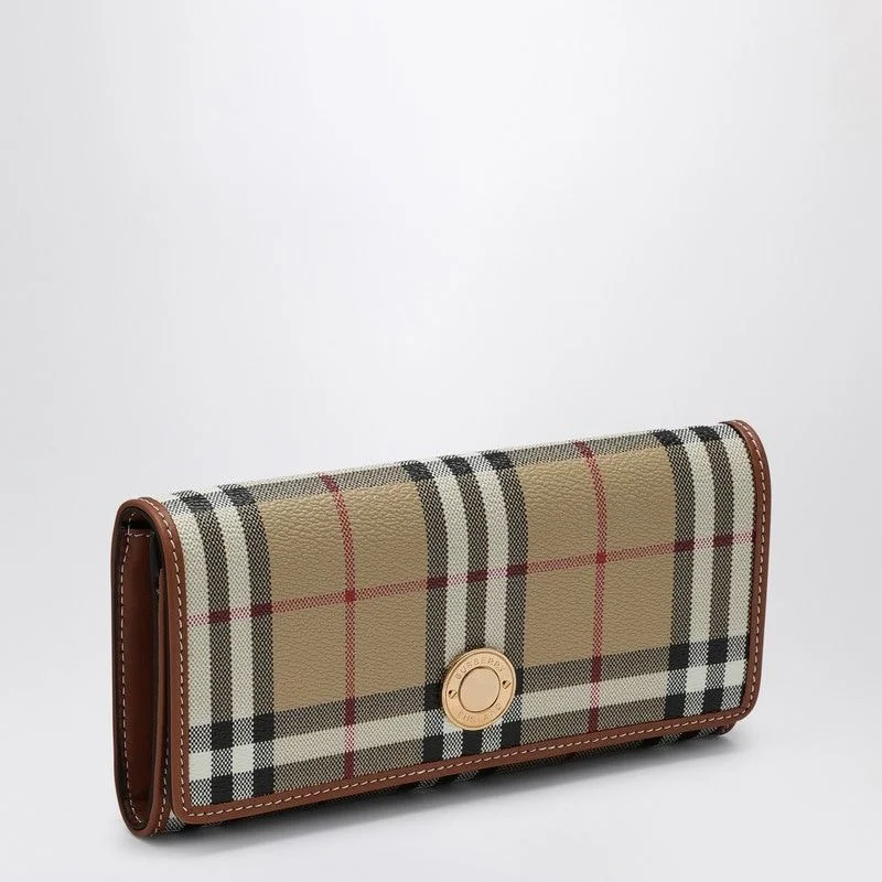 Burberry bags for the luxury fashion lover -BURBERRY Continental Mini Wallet with Classic Check Pattern