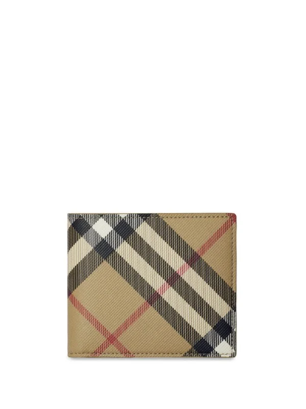 Burberry bags for elegant fashion statements -BURBERRY Elegant Leather Bi-fold Wallet