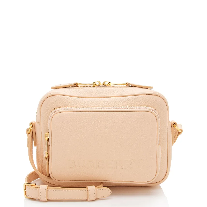 Burberry bags for elegant fashion statements -Burberry Grained Calfskin Small Camera Bag (SHF-Wmesgq)