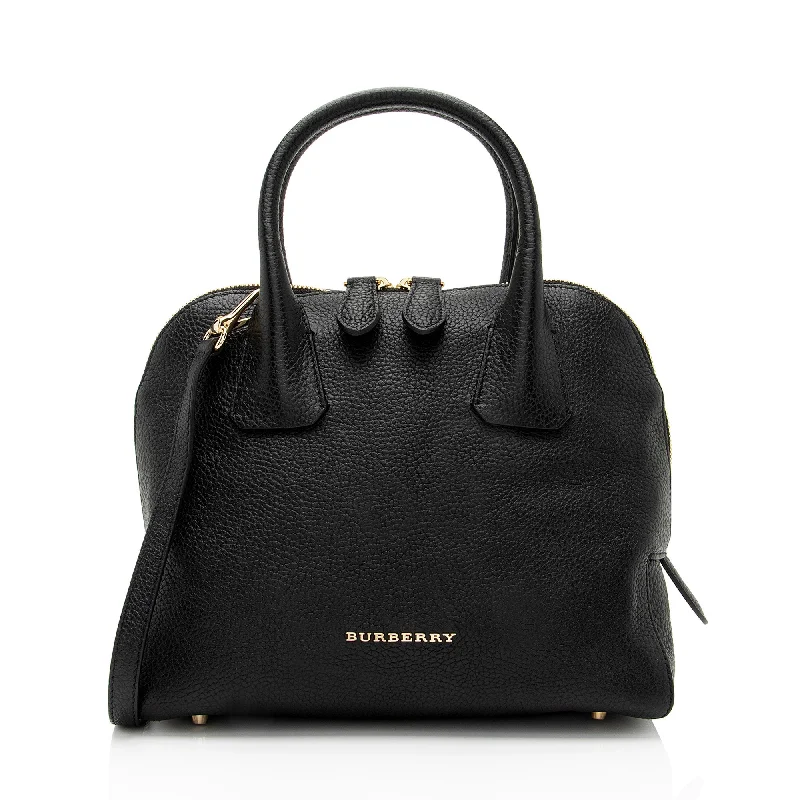 Burberry bags with fine leather finishes -Burberry Grainy Calfskin Greenwood Small Bowling Bag (SHF-FpdJNF)