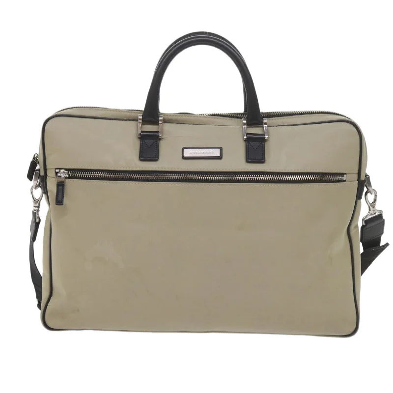 Burberry luxury bags with classic designs -BURBERRY Hand Bag Nylon 2way Beige  ti1373