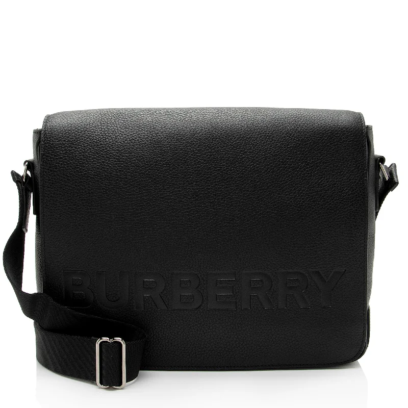 Burberry bags with sophisticated hardware -Burberry Leather Bruno Messenger (SHF-nu4RPI)