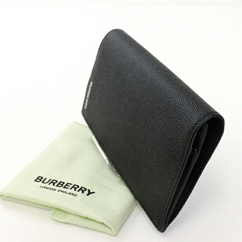 Burberry handbags with bold statement designs -Burberry long wallet black leather