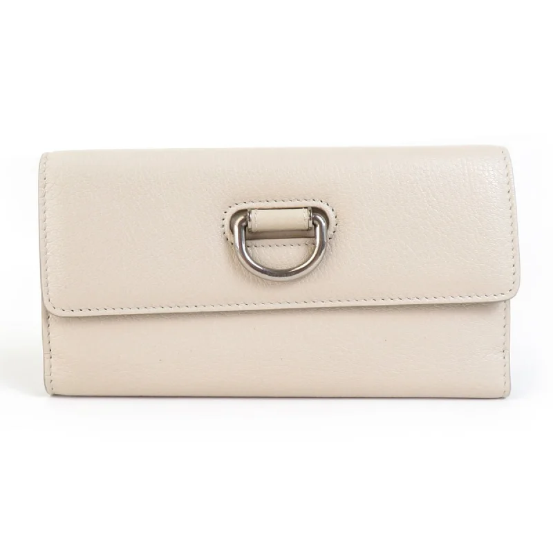 Burberry bags with minimalistic charm -Burberry long wallet, leather, light beige, for men and women, a0454