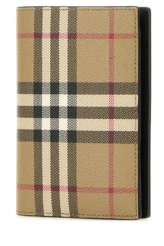 Burberry bags for chic professionals -Burberry Man Printed Canvas Wallet