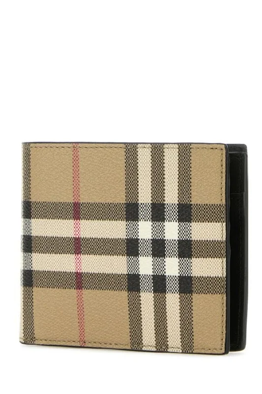 Burberry bags with signature leather designs -Burberry Man Printed Canvas Wallet