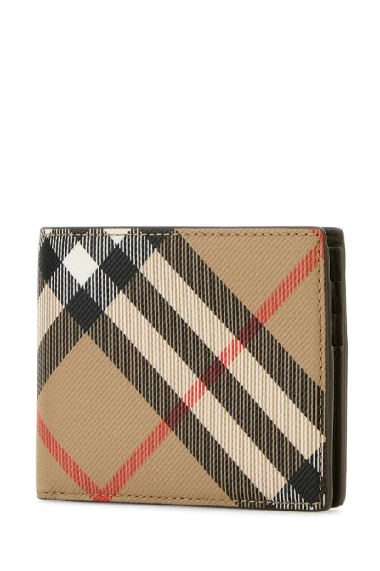 Burberry luxury handbags for women -Burberry Man Printed E-Canvas Wallet