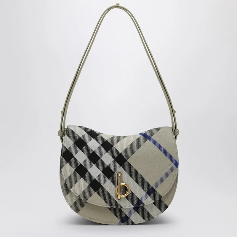 Burberry bags with signature plaid design -Burberry Medium Rocking Horse Bag Women