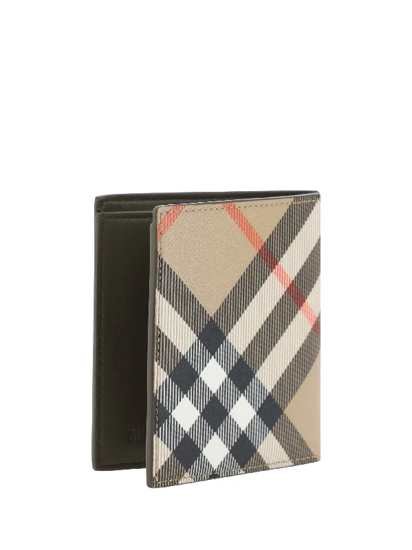 Burberry handbags with iconic checked patterns -Burberry Men Wallet