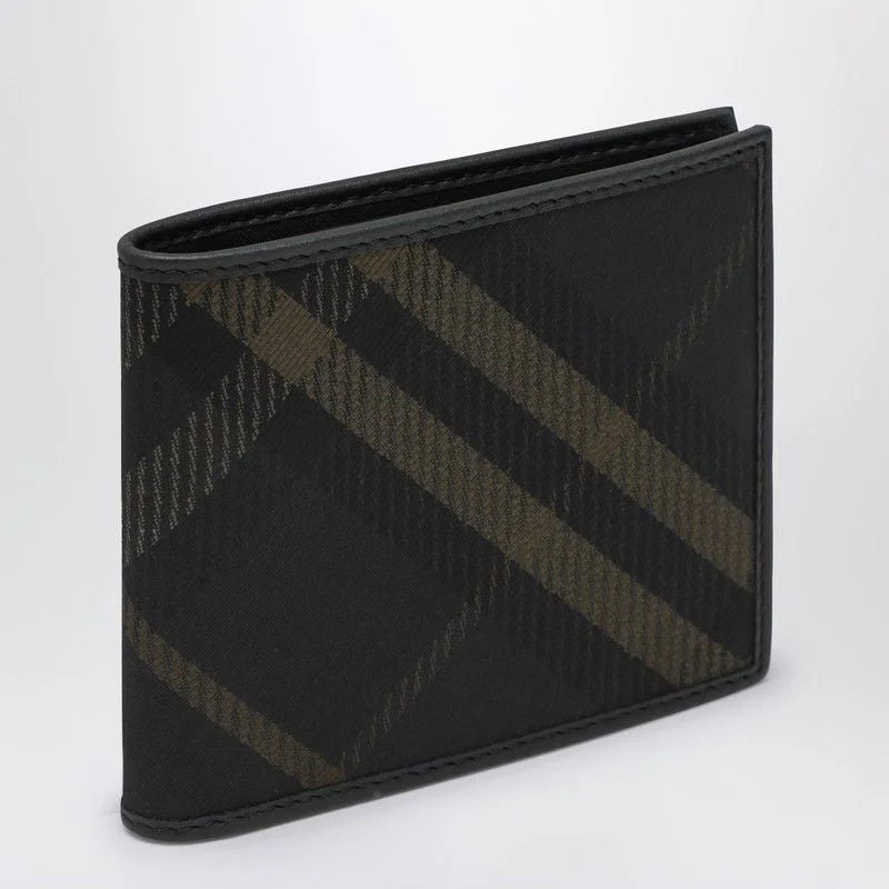 Burberry bags for classic fashion -BURBERRY Mini Bi-Fold Wallet with Check Pattern