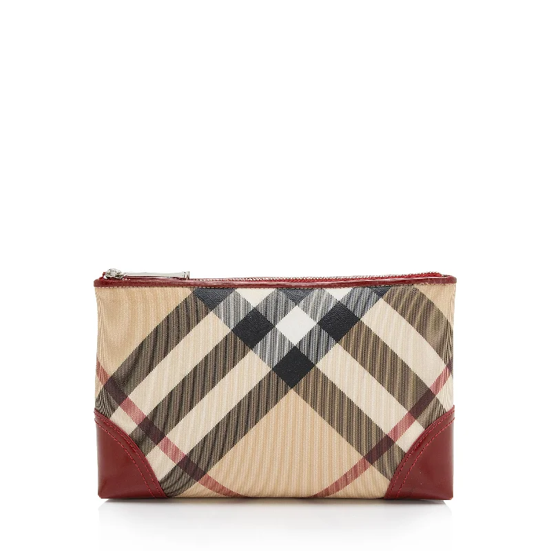 Burberry bags for casual chic style -Burberry Nova Check Cosmetic Bag (SHF-DGF5Qp)