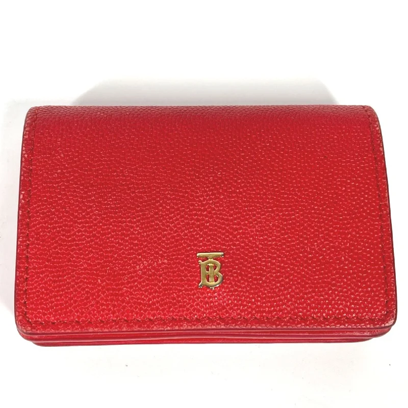 Burberry bags for timeless fashion lovers -Burberry Wallet Compact Wallet Folded wallet Red