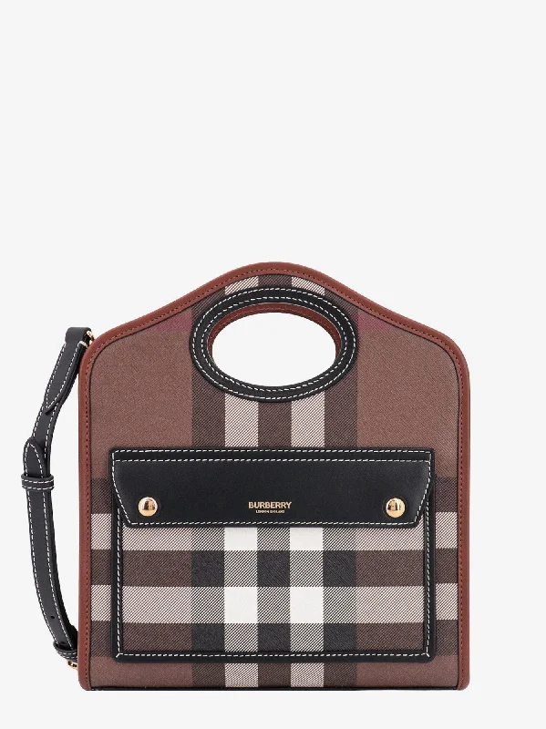 Burberry bags with minimalistic charm -Burberry Woman Burberry Woman Brown Handbags