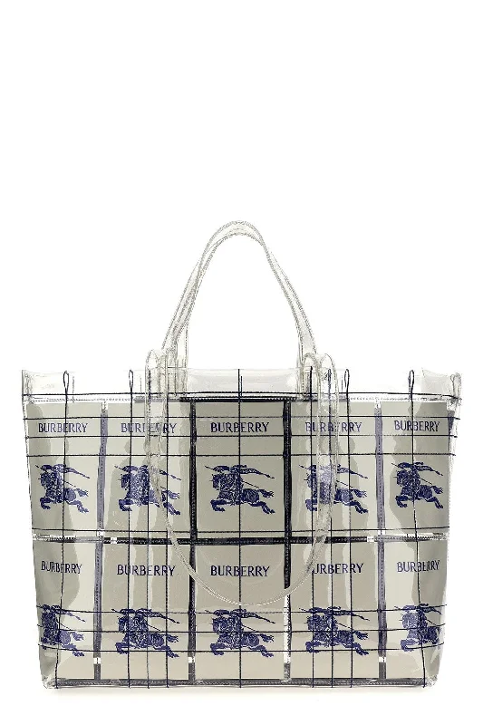 Burberry bags with modern design influences -Burberry Women 'Ekd' Label Shopping Bag