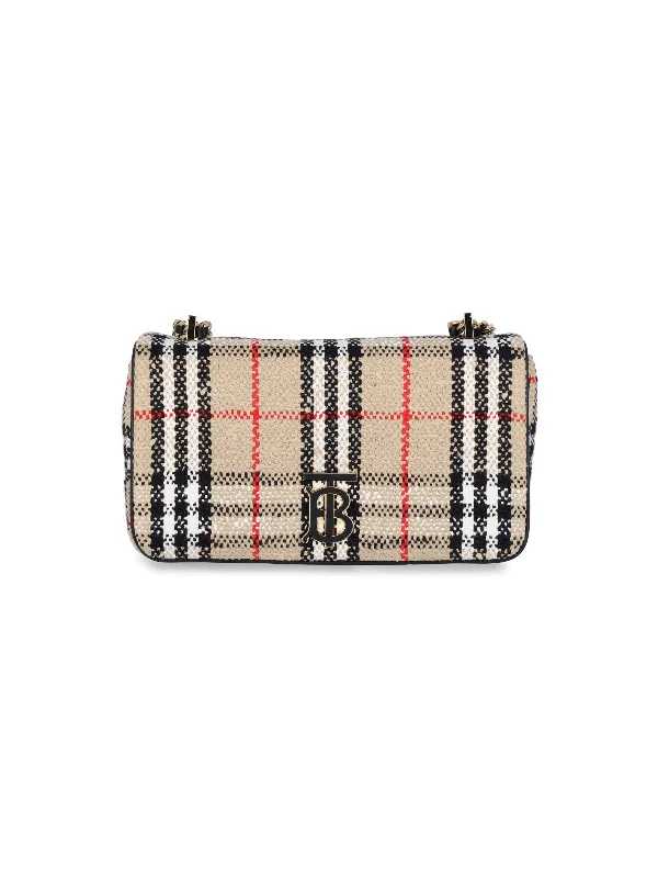 Burberry bags for everyday elegance -Burberry Women Small 'Lola Bouclé' Bag